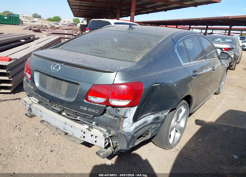 2007 LEXUS GS 350 VIN: JTHBE96S770024120