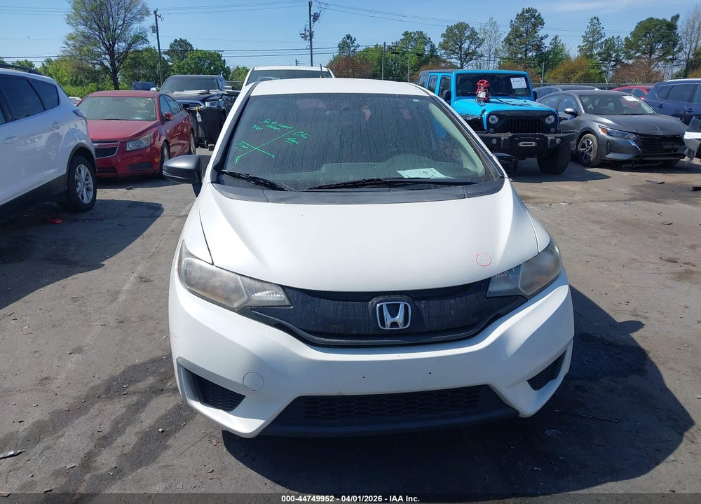 2016 HONDA FIT LX VIN: JHMGK5H5XGX024926
