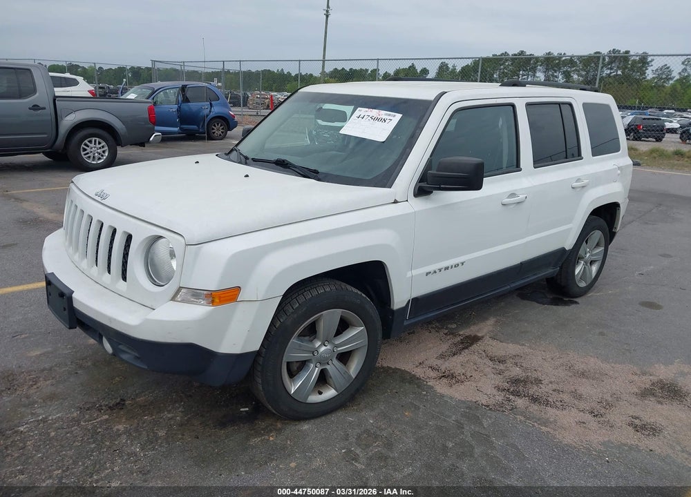 2016 JEEP PATRIOT LATITUDE VIN: 1C4NJPFA5GD792502