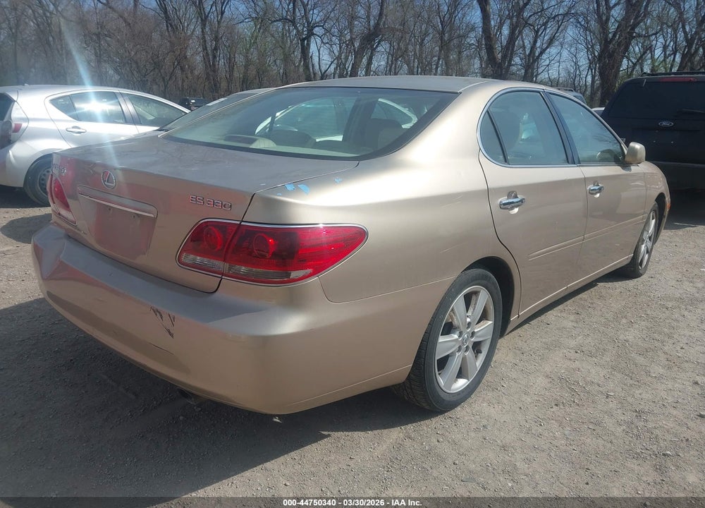 2005 LEXUS ES 330 VIN: JTHBA30G955139363