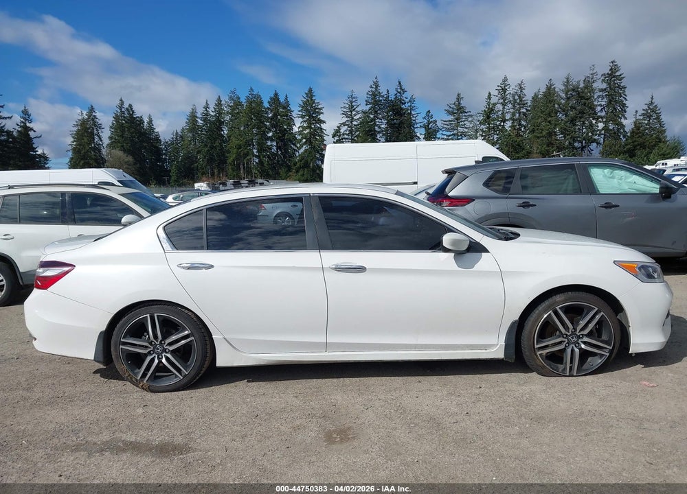 2016 HONDA ACCORD SPORT VIN: 1HGCR2F5XGA218583