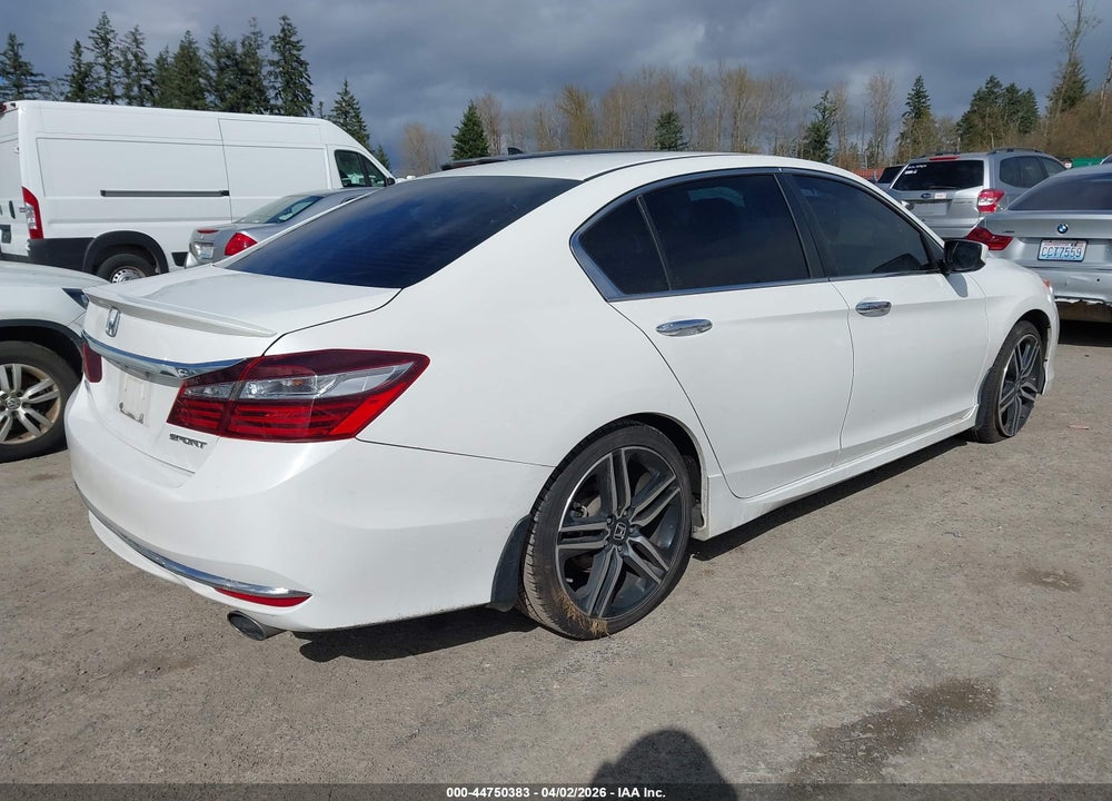 2016 HONDA ACCORD SPORT VIN: 1HGCR2F5XGA218583
