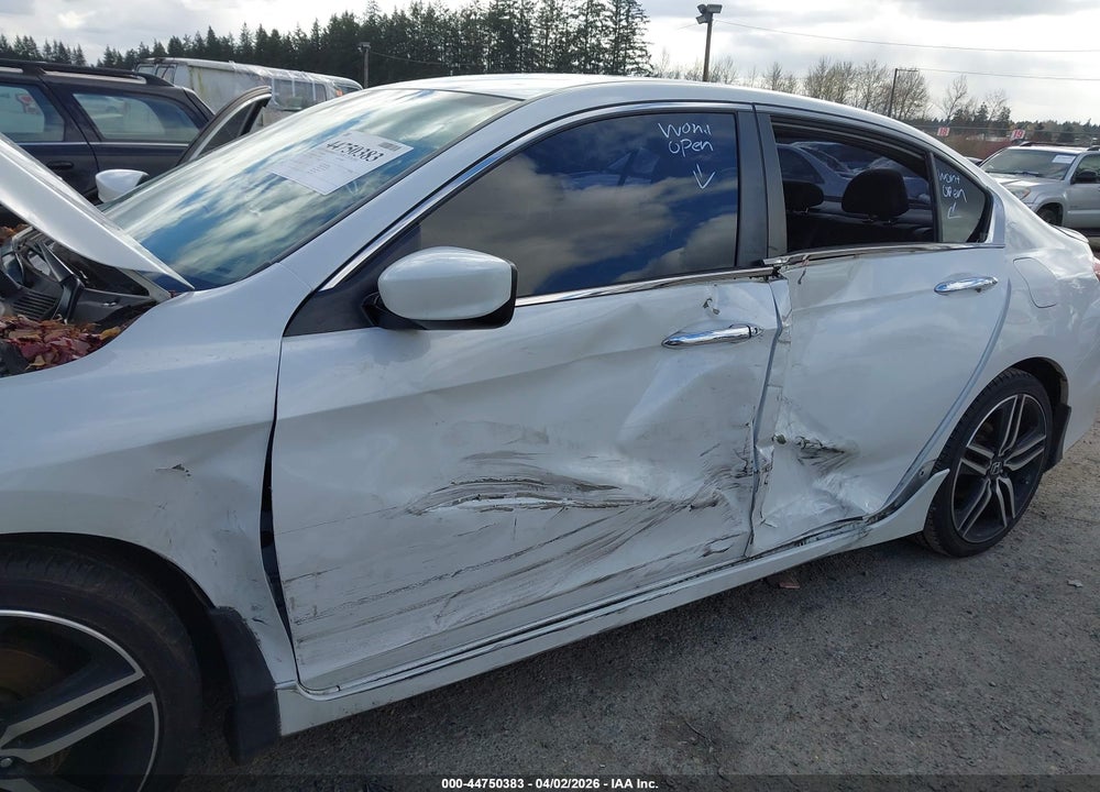 2016 HONDA ACCORD SPORT VIN: 1HGCR2F5XGA218583