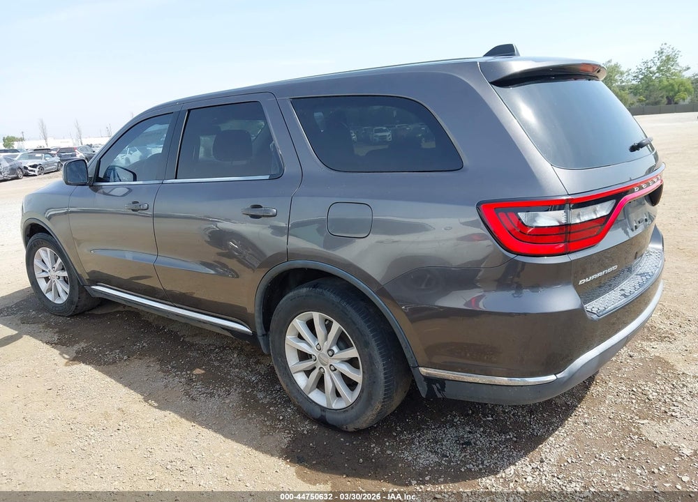 2014 DODGE DURANGO SXT VIN: 1C4RDHAG7EC598597