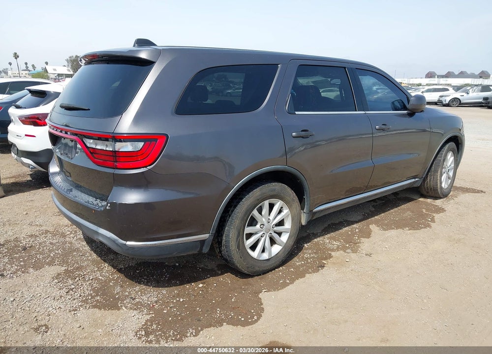 2014 DODGE DURANGO SXT VIN: 1C4RDHAG7EC598597