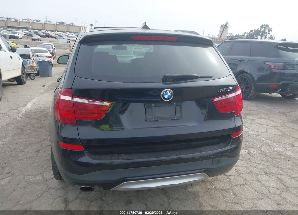 2015 BMW X3 XDRIVE28D VIN: 5UXWY3C58F0E95778