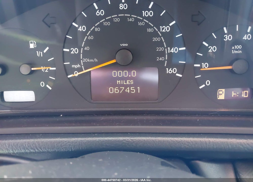 2003 MERCEDES-BENZ CLK 320 VIN: WDBLK65G83T135292