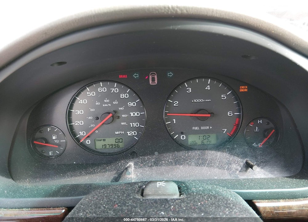 2002 SUBARU OUTBACK LIMITED VIN: 4S3BH686926653505