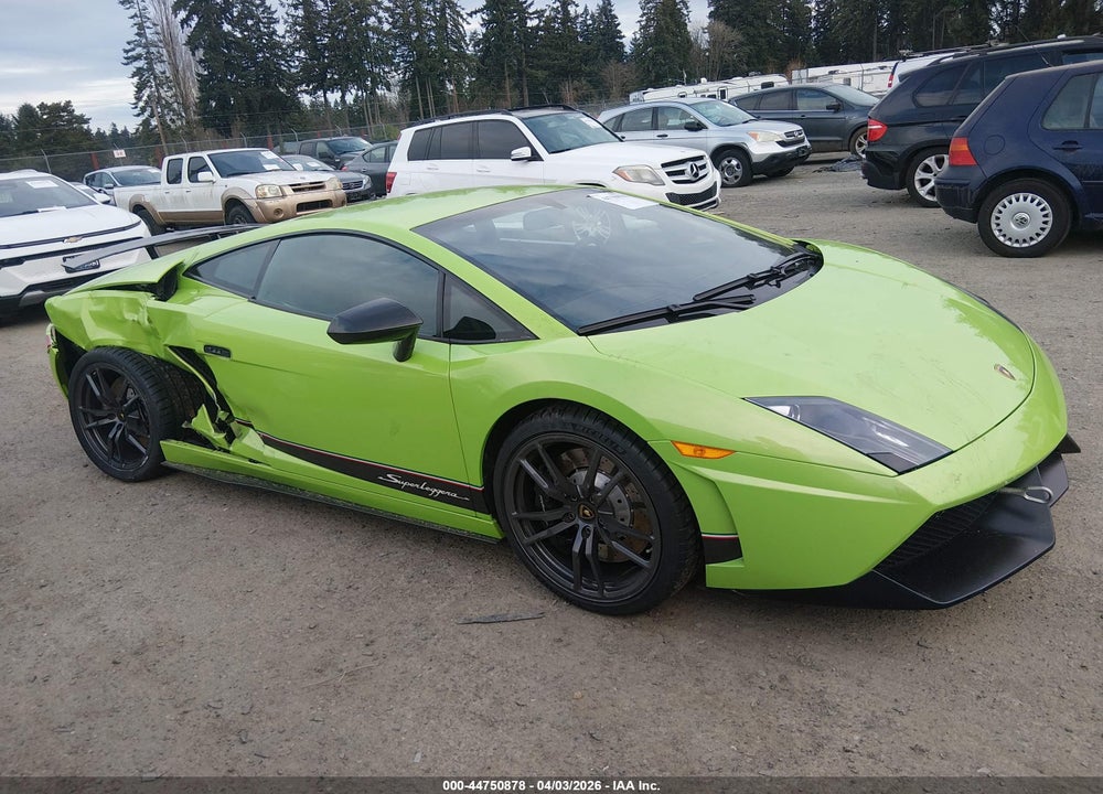 2011 LAMBORGHINI GALLARDO LP570-4 SUPERLEGGERA VIN: ZHWGU7AJ0BLA10042
