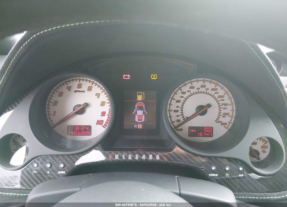 2011 LAMBORGHINI GALLARDO LP570-4 SUPERLEGGERA VIN: ZHWGU7AJ0BLA10042