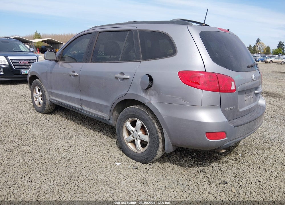 2008 HYUNDAI SANTA FE GLS VIN: 5NMSG13D18H172574