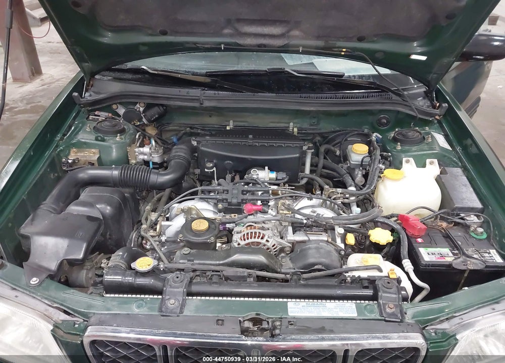 2002 SUBARU FORESTER L VIN: JF1SF63552H757861