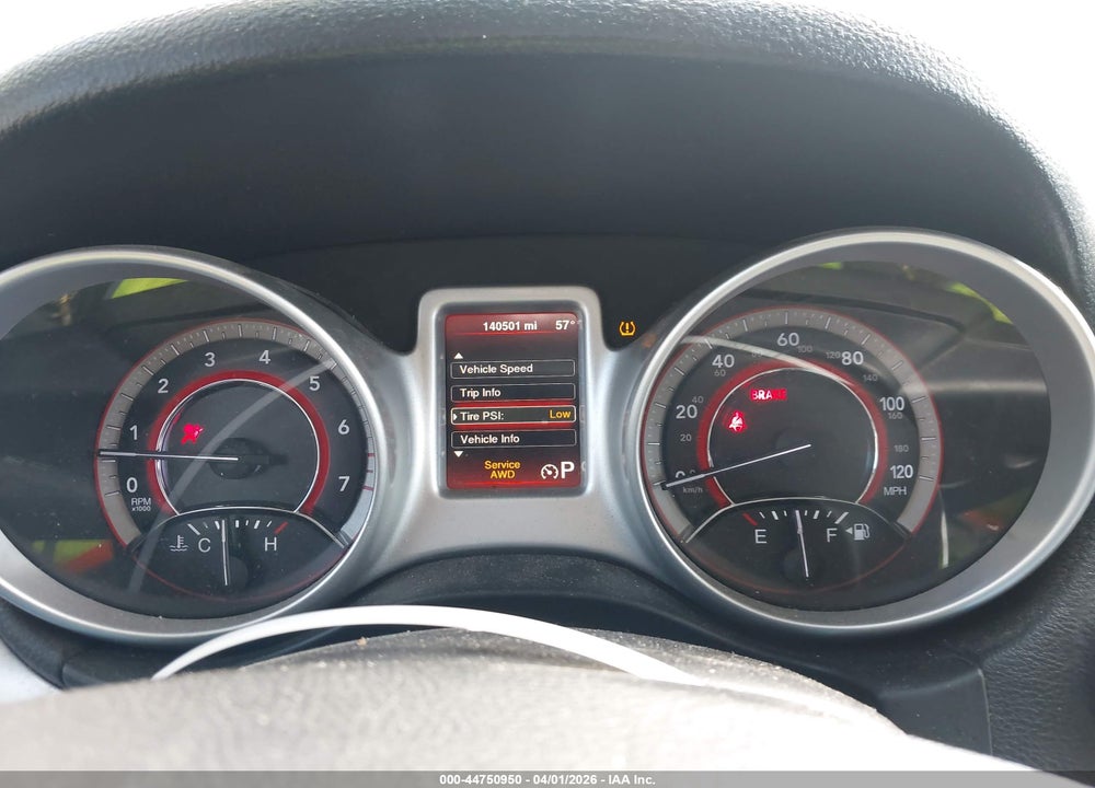 2014 DODGE JOURNEY SXT VIN: 3C4PDDBG9ET127974