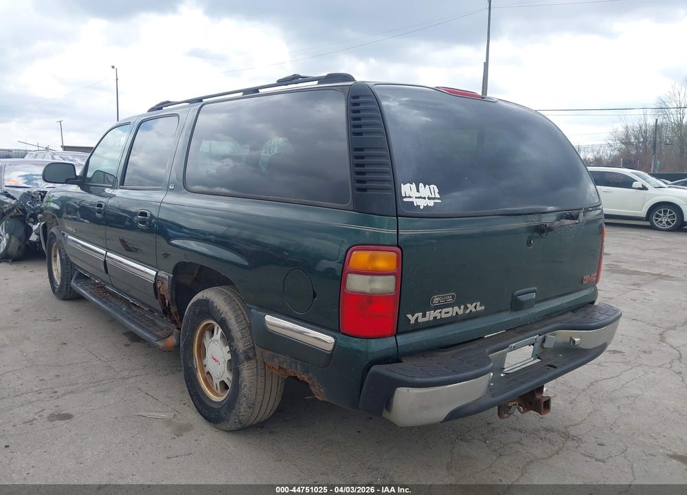 2001 GMC YUKON XL 1500 SLE VIN: 3GKFK16T91G172699