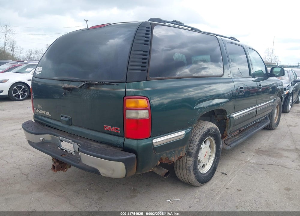 2001 GMC YUKON XL 1500 SLE VIN: 3GKFK16T91G172699