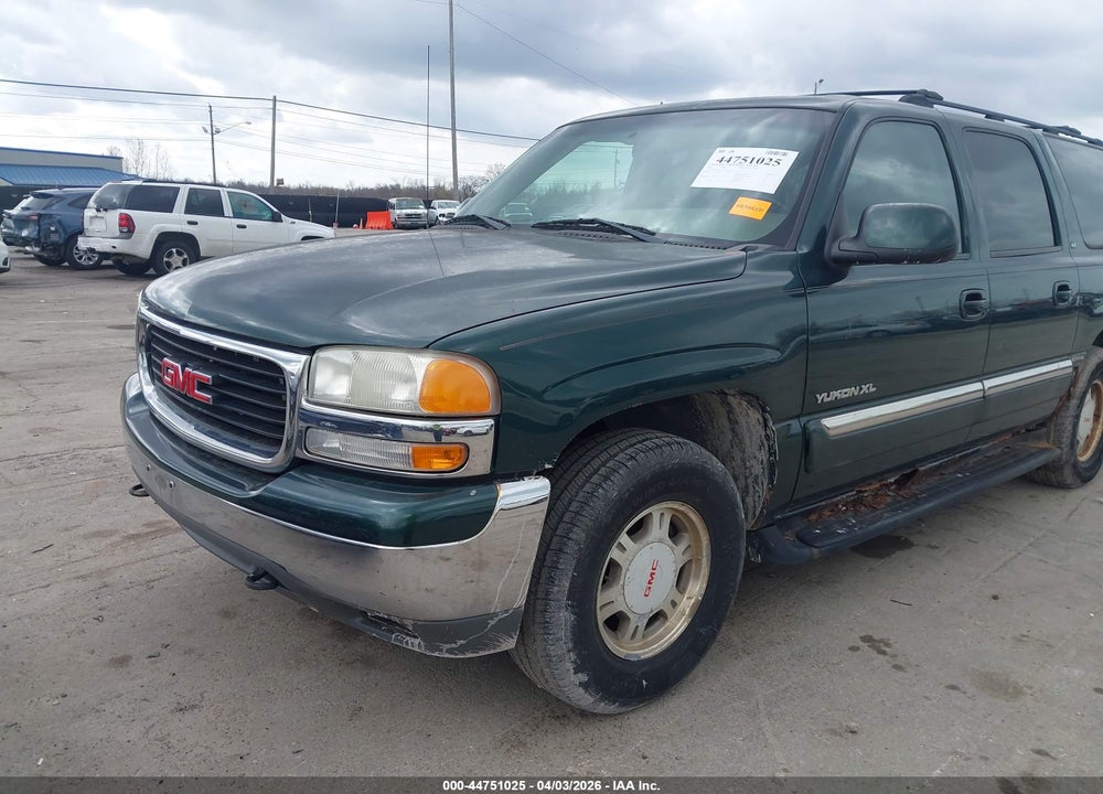 2001 GMC YUKON XL 1500 SLE VIN: 3GKFK16T91G172699