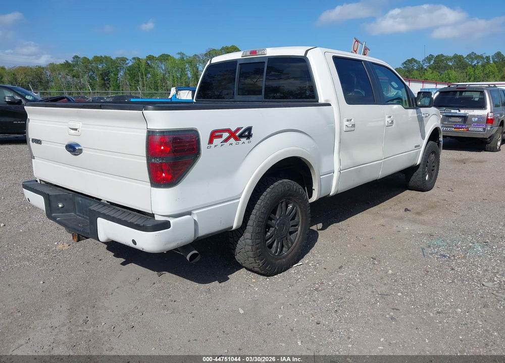 2011 FORD F150 SUPERCREW VIN: 1FTFW1ET7BFD37525