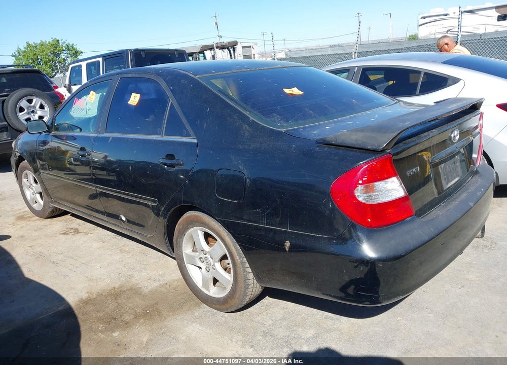 2002 TOYOTA CAMRY SE VIN: JTDBE32K820057396