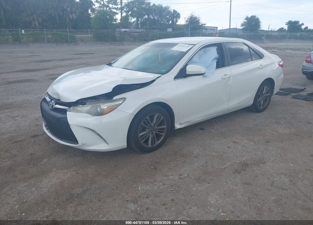 2016 TOYOTA CAMRY SE VIN: 4T1BF1FK9GU238935