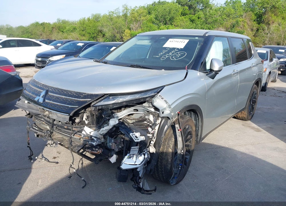 2024 MITSUBISHI OUTLANDER SE 2.5 2WD/SE BLACK EDITION S-AWC/SE BLACK EDITION W/PANO ROOF S-AWC VIN: JA4J3VA85RZ026447