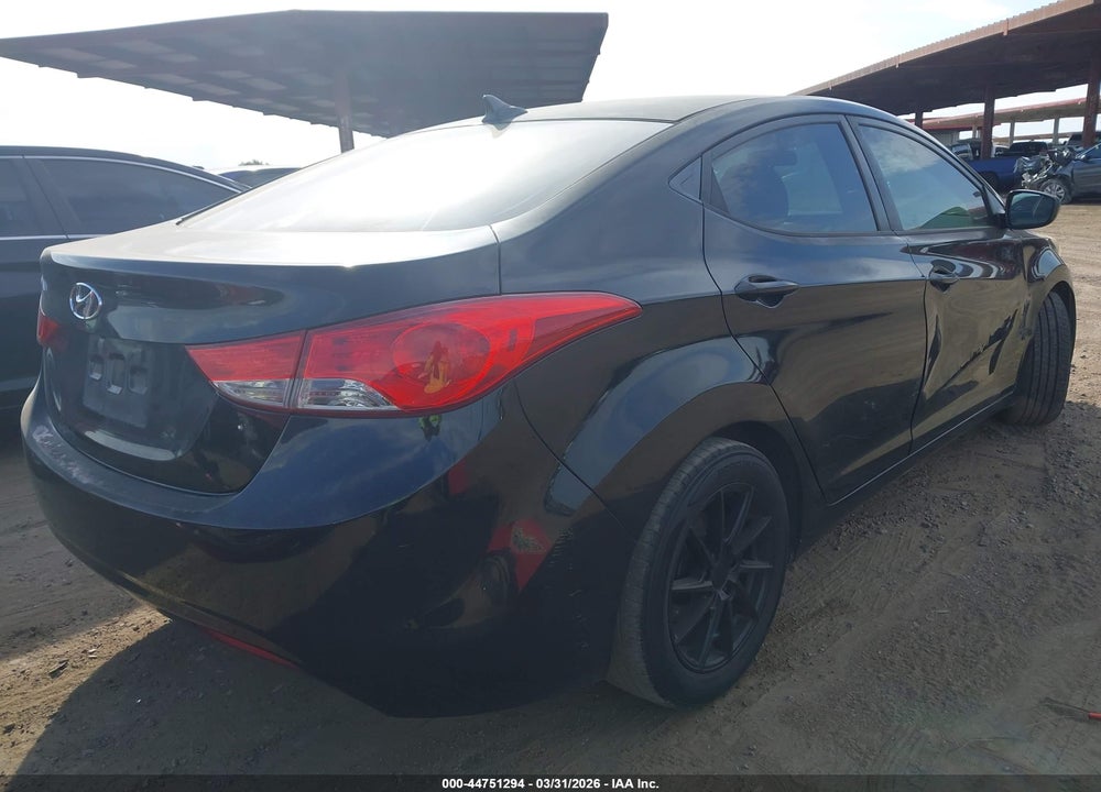 2011 HYUNDAI ELANTRA GLS VIN: 5NPDH4AE0BH055467