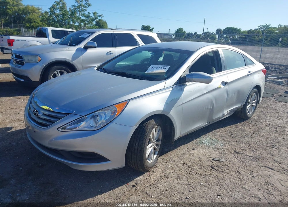 2014 HYUNDAI SONATA GLS VIN: 5NPEB4ACXEH902875