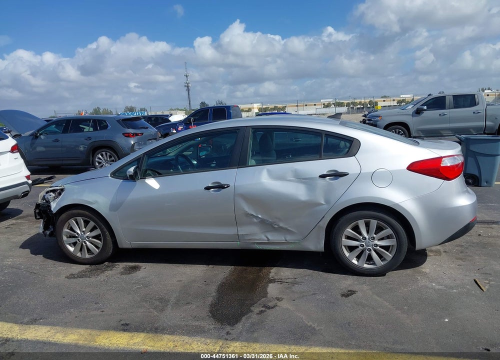 2014 KIA FORTE LX VIN: KNAFX4A6XE5210306