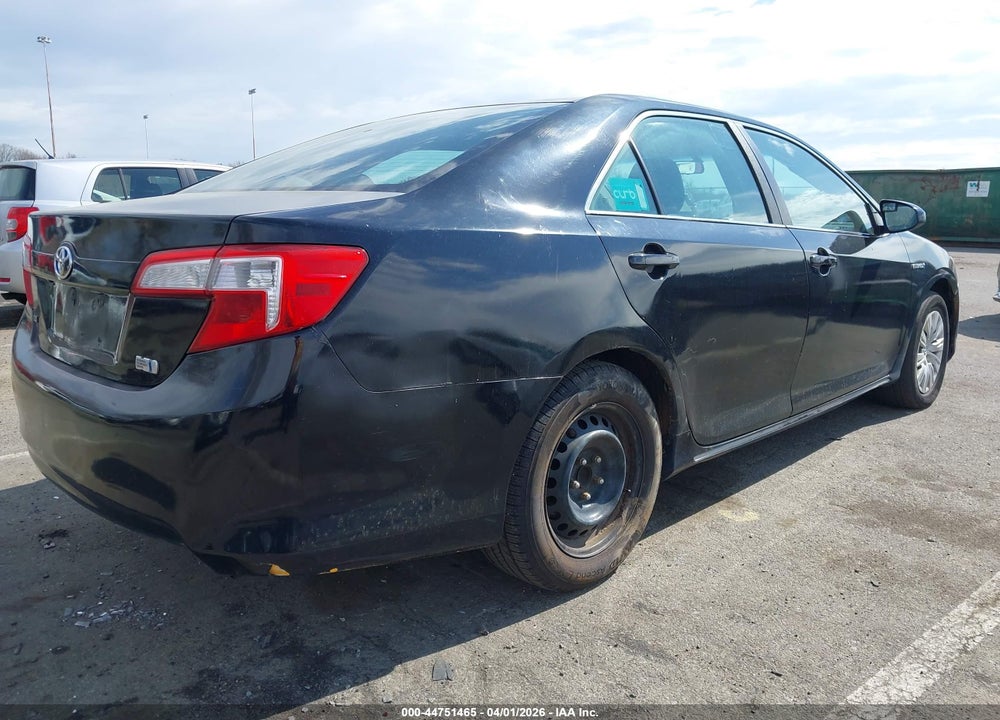 2014 TOYOTA CAMRY HYBRID LE VIN: 4T1BD1FKXEU124560