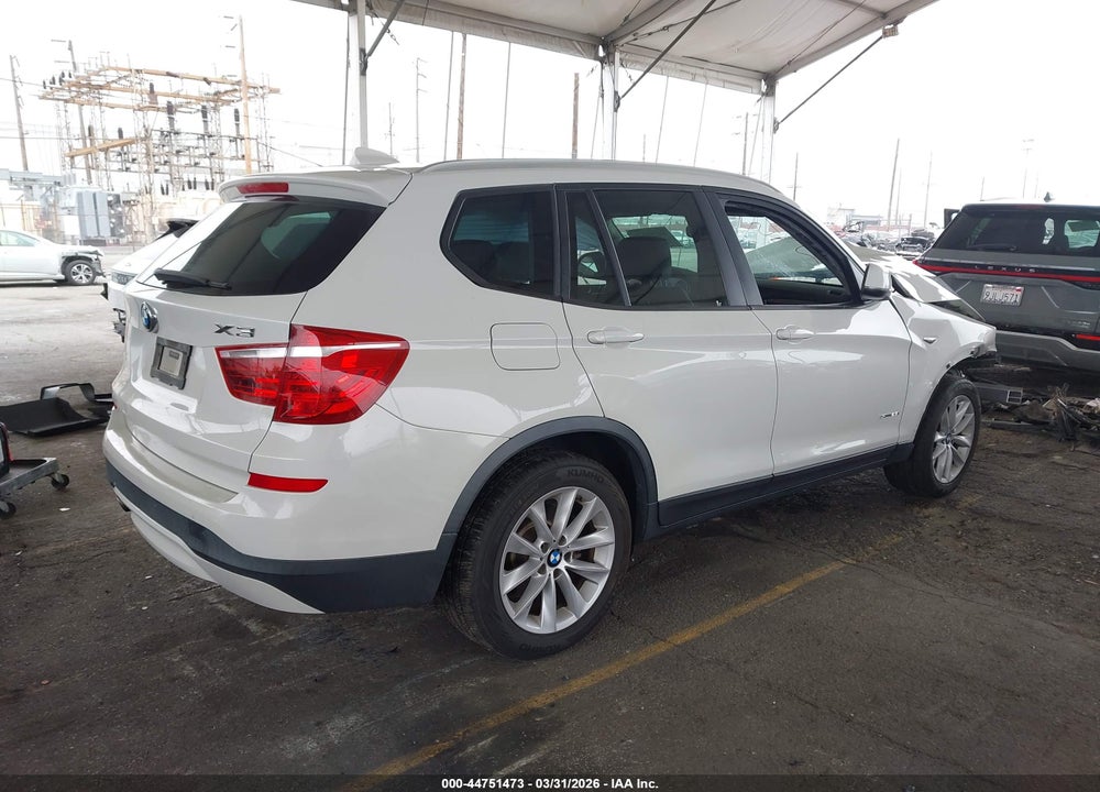 2017 BMW X3 SDRIVE28I VIN: 5UXWZ7C31H0X40181