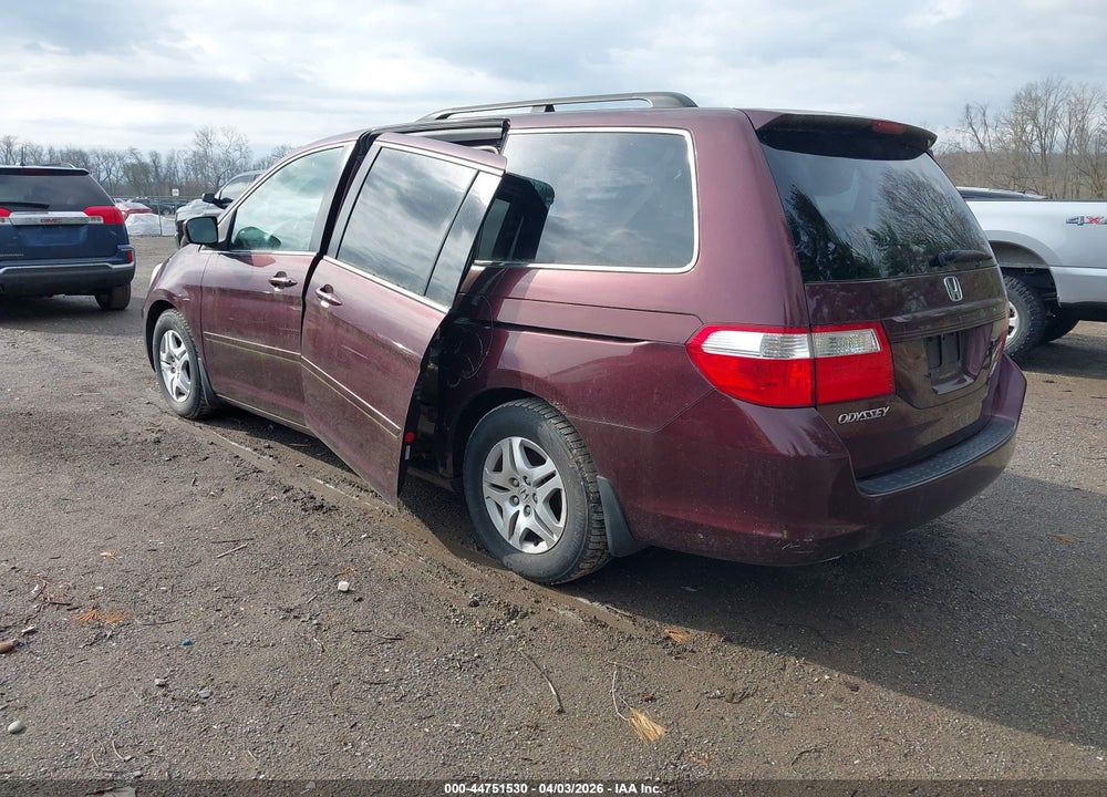 2007 HONDA ODYSSEY EX-L VIN: 5FNRL38707B460563