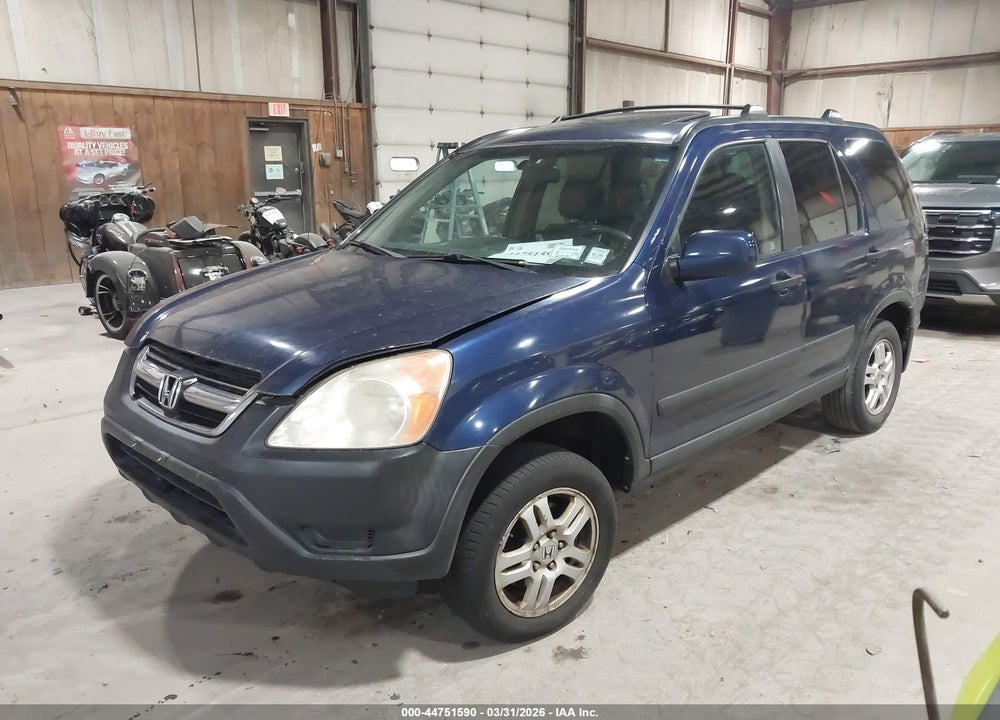 2003 HONDA CR-V EX VIN: SHSRD78863U122701