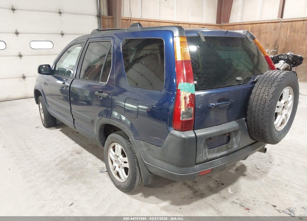2003 HONDA CR-V EX VIN: SHSRD78863U122701