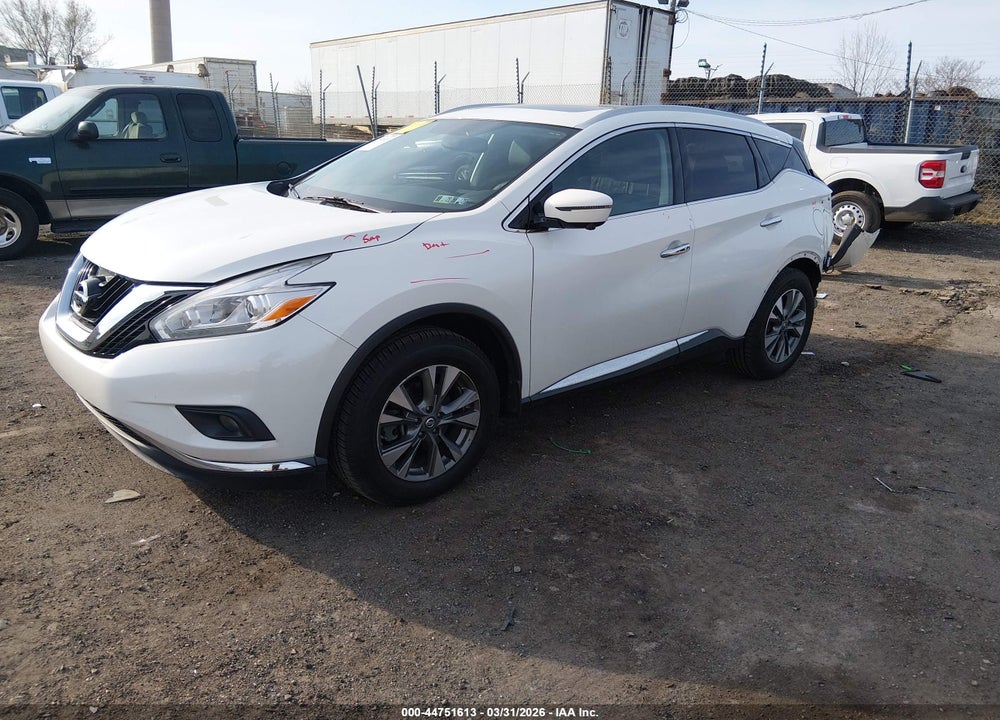 2017 NISSAN MURANO SL VIN: 5N1AZ2MH8HN113016