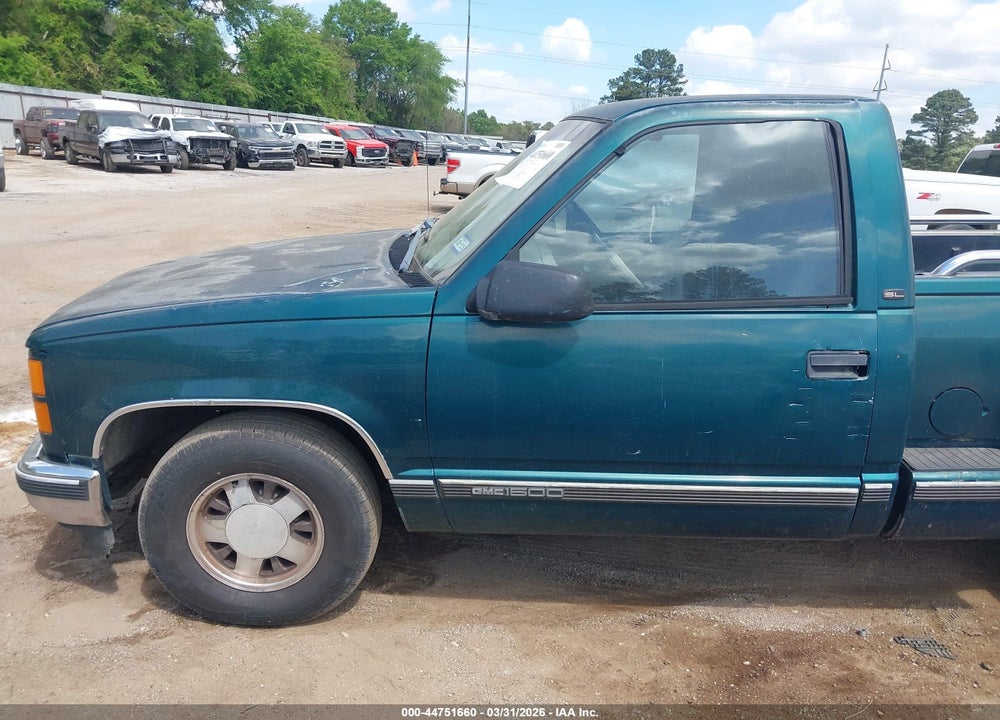 1998 GMC SIERRA 1500 SL SPORTSIDE VIN: 1GTEC14W6WZ511136