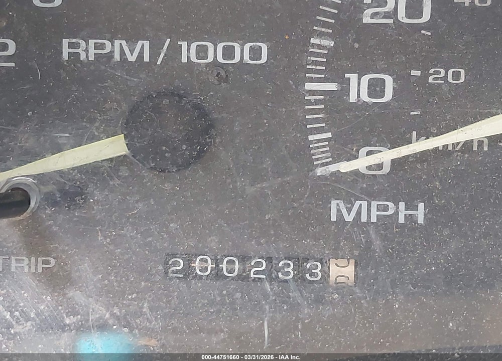 1998 GMC SIERRA 1500 SL SPORTSIDE VIN: 1GTEC14W6WZ511136
