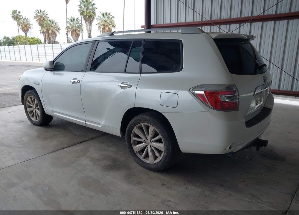 2008 TOYOTA HIGHLANDER HYBRID LIMITED VIN: JTEEW44A682013071