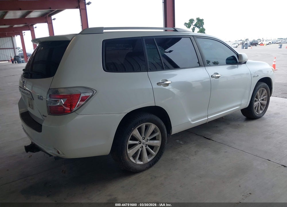 2008 TOYOTA HIGHLANDER HYBRID LIMITED VIN: JTEEW44A682013071