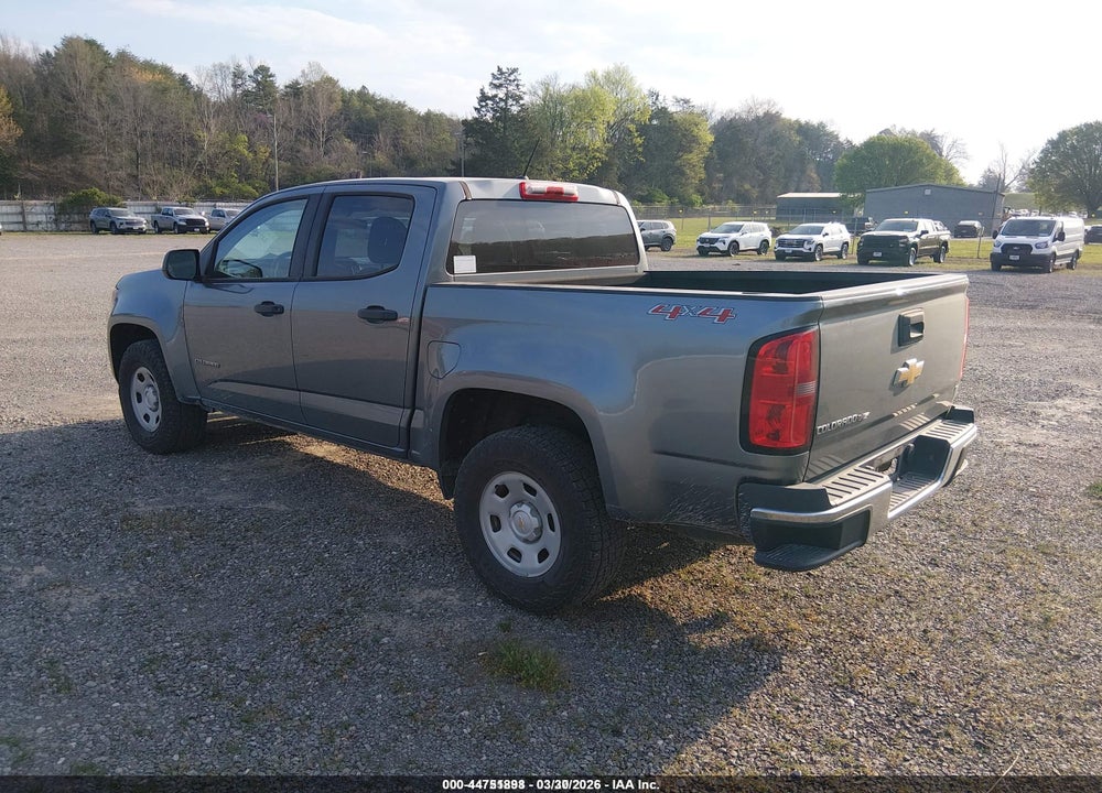 2018 CHEVROLET COLORADO WT VIN: 1GCGTBENXJ1255255