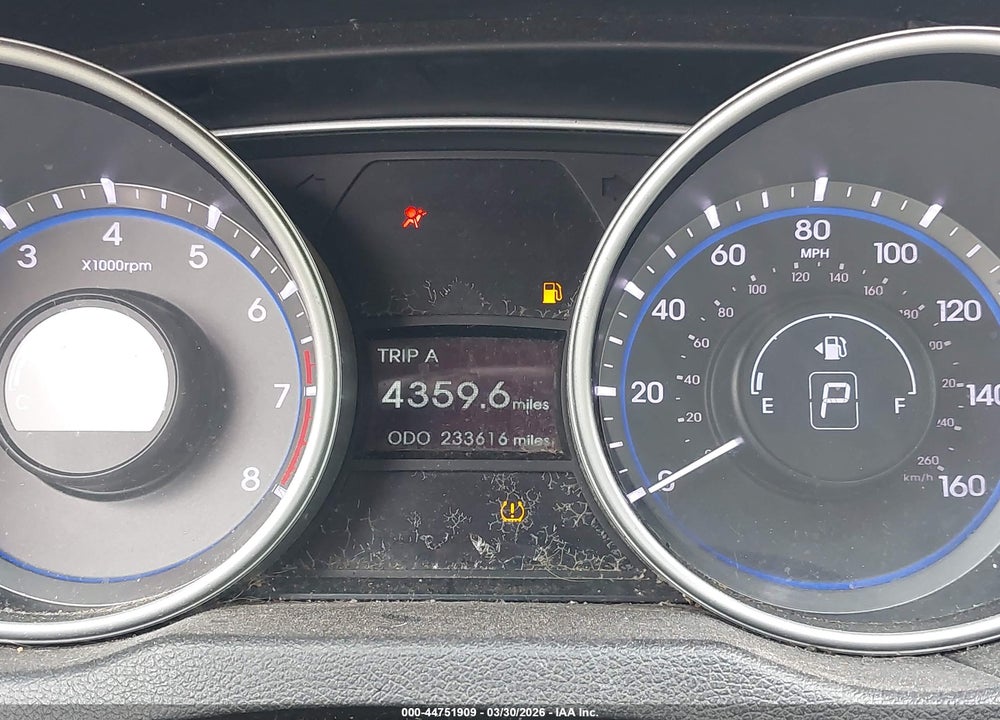 2011 HYUNDAI SONATA GLS VIN: 5NPEB4AC3BH222425