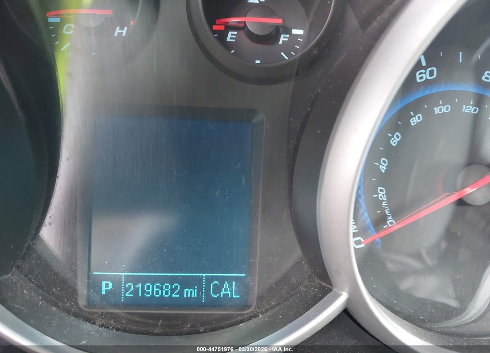 2013 CHEVROLET CRUZE 2LT AUTO VIN: 1G1PE5SB0D7120706