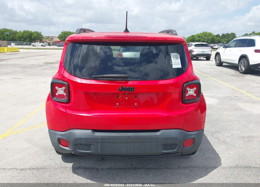 2017 JEEP RENEGADE ALTITUDE FWD VIN: ZACCJABH6HPG64649
