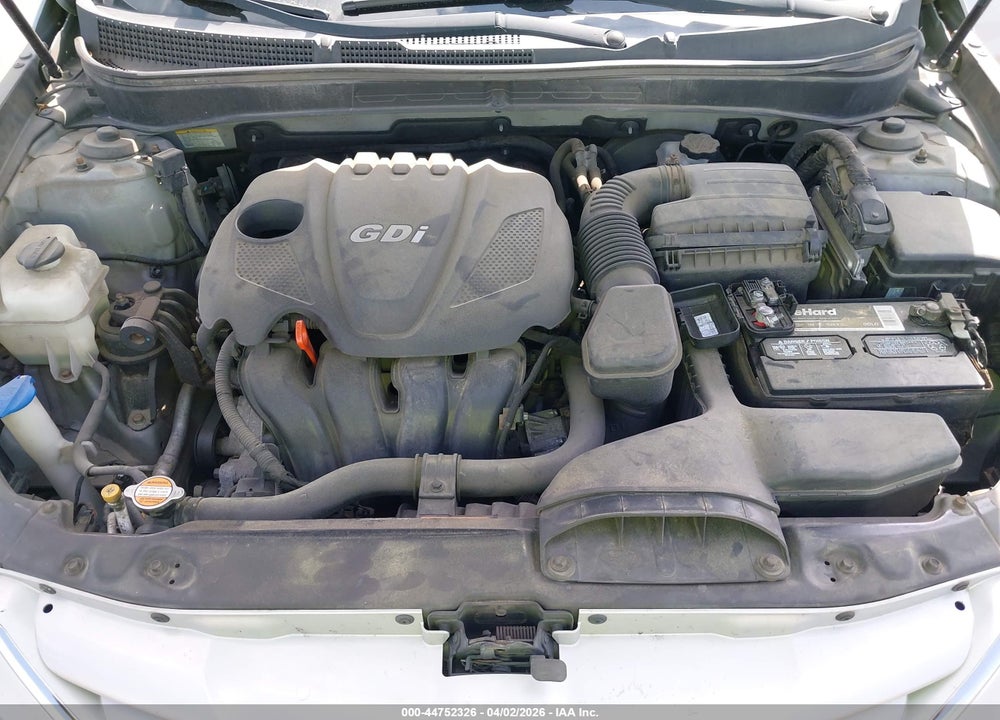 2012 HYUNDAI SONATA GLS VIN: 5NPEB4AC9CH454271
