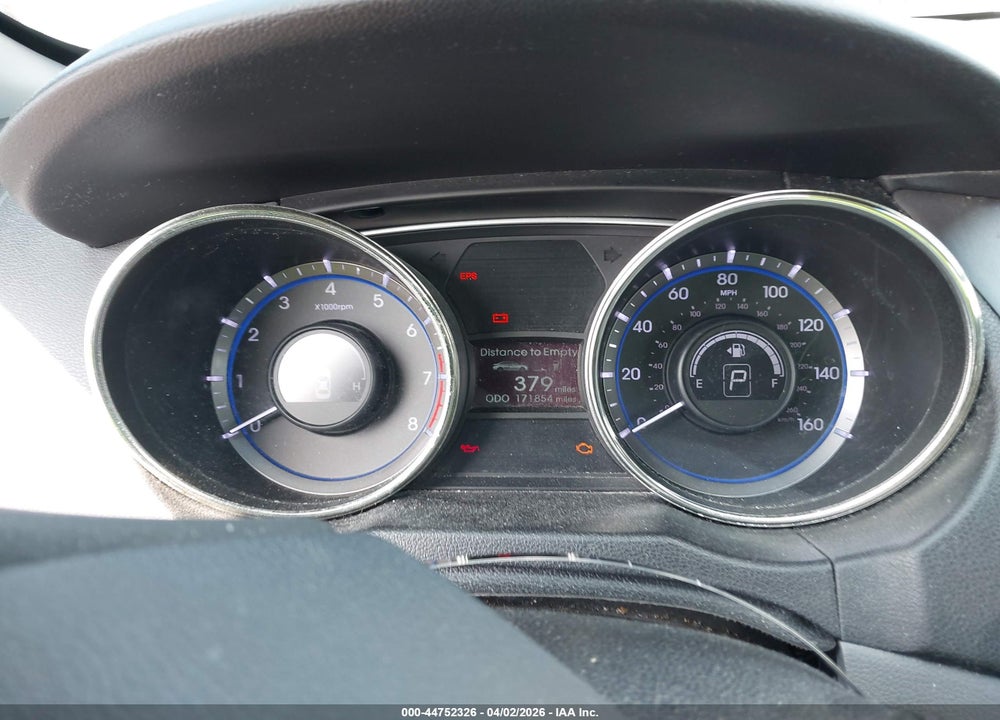 2012 HYUNDAI SONATA GLS VIN: 5NPEB4AC9CH454271