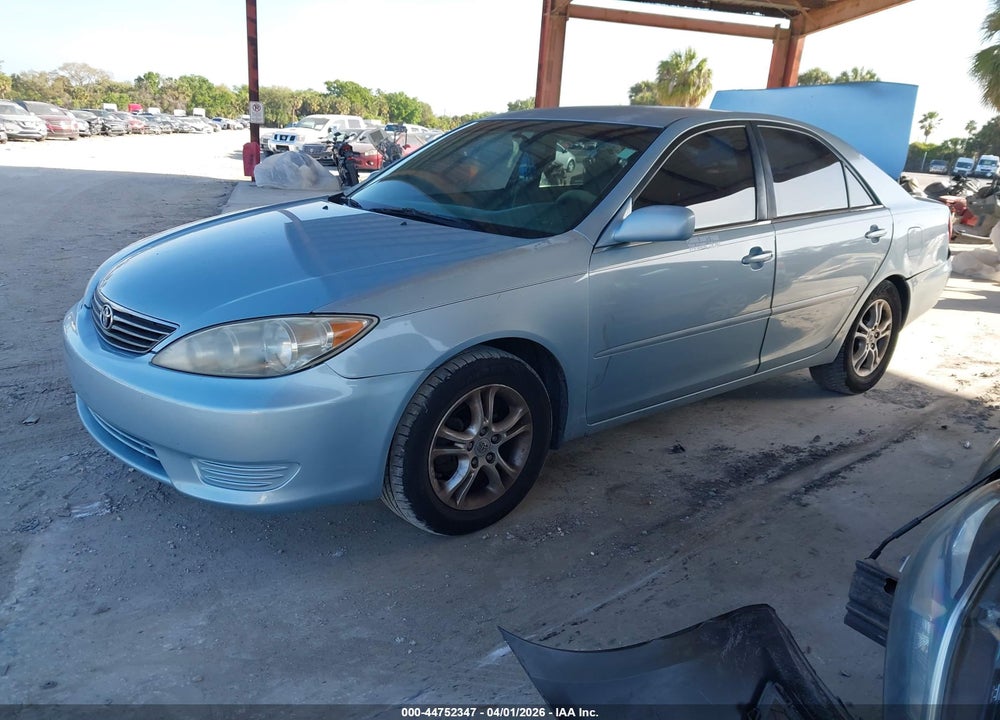 2005 TOYOTA CAMRY LE VIN: 4T1BE30K25U592672