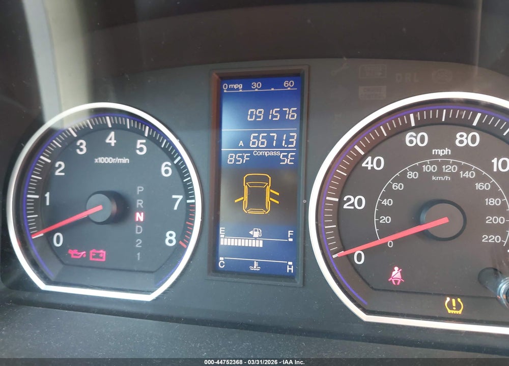 2011 HONDA CR-V EX-L VIN: 5J6RE4H72BL077899
