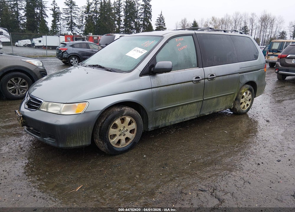 2002 HONDA ODYSSEY EX VIN: 2HKRL18692H506493