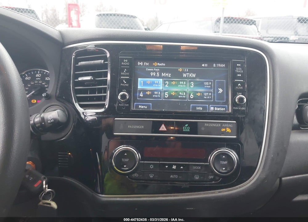 2019 MITSUBISHI OUTLANDER ES VIN: JA4AZ3A33KZ018408