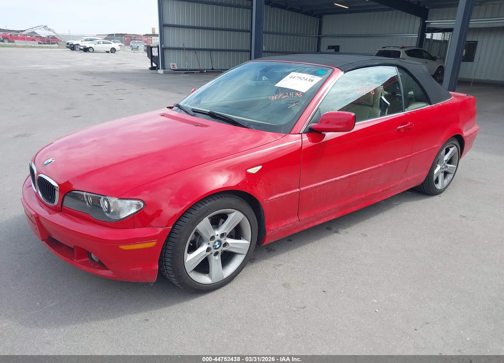 2006 BMW 325CI VIN: WBABW33416PX86069