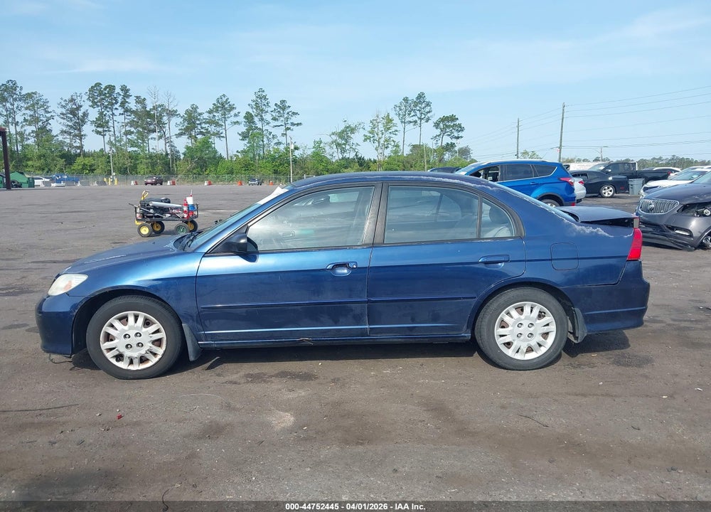 2004 HONDA CIVIC LX VIN: 2HGES16514H515830