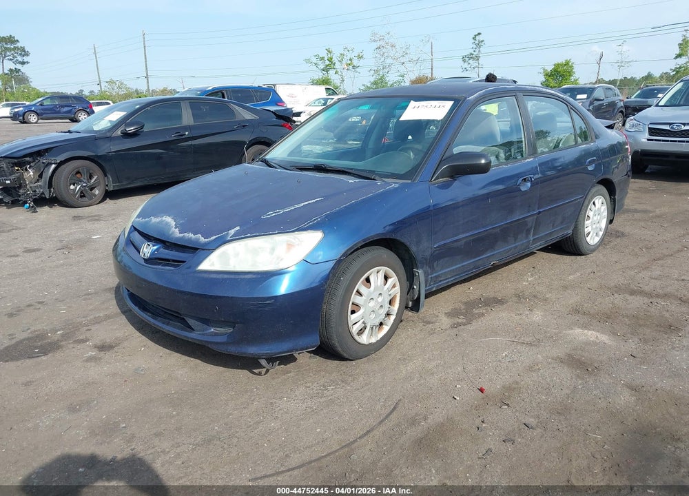 2004 HONDA CIVIC LX VIN: 2HGES16514H515830